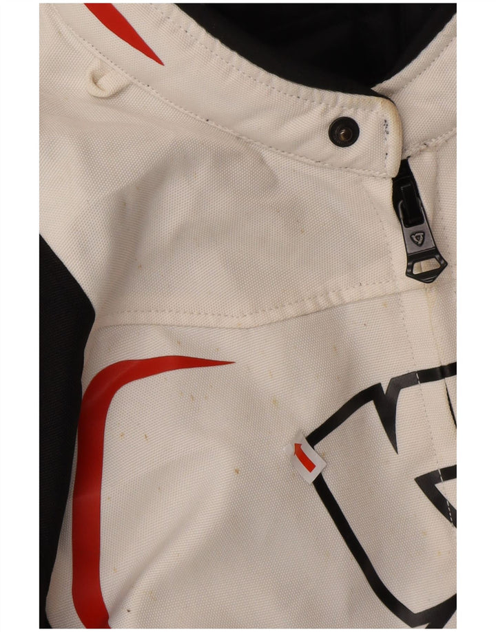 REV'IT Herre Biker Jacket UK 36 Small Off White Colourblock Motorcykel