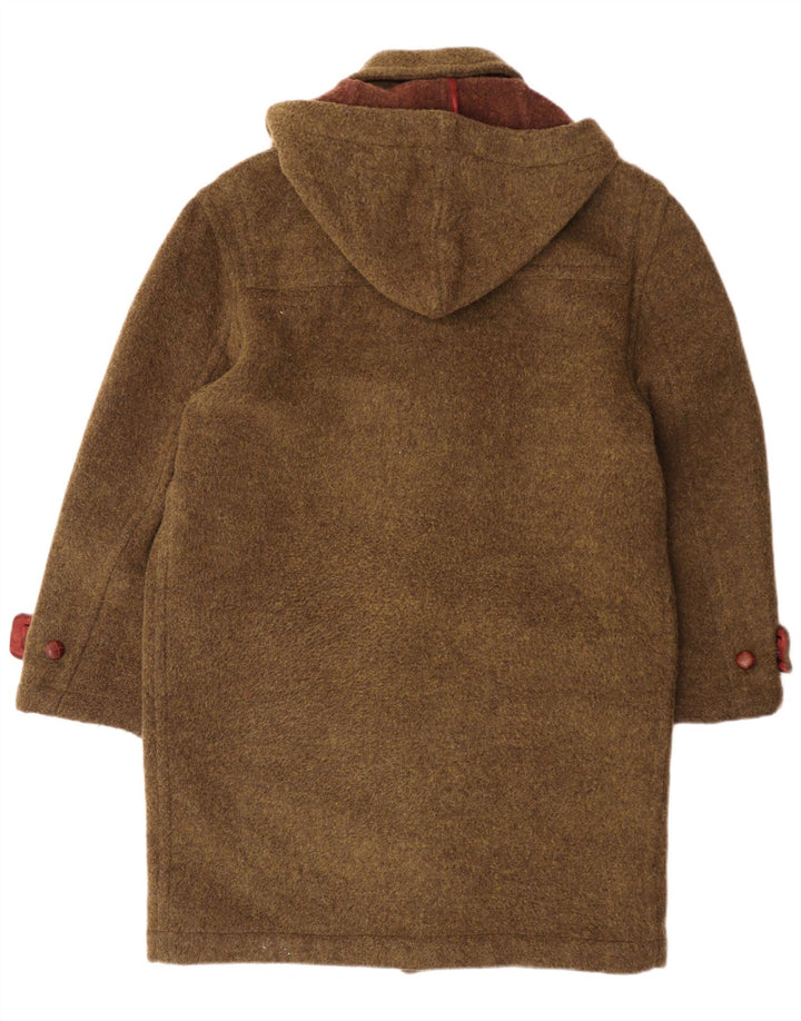 Ciao Dame Hætte Oversized Duffel Coat IT 44 Medium Khaki Wool
