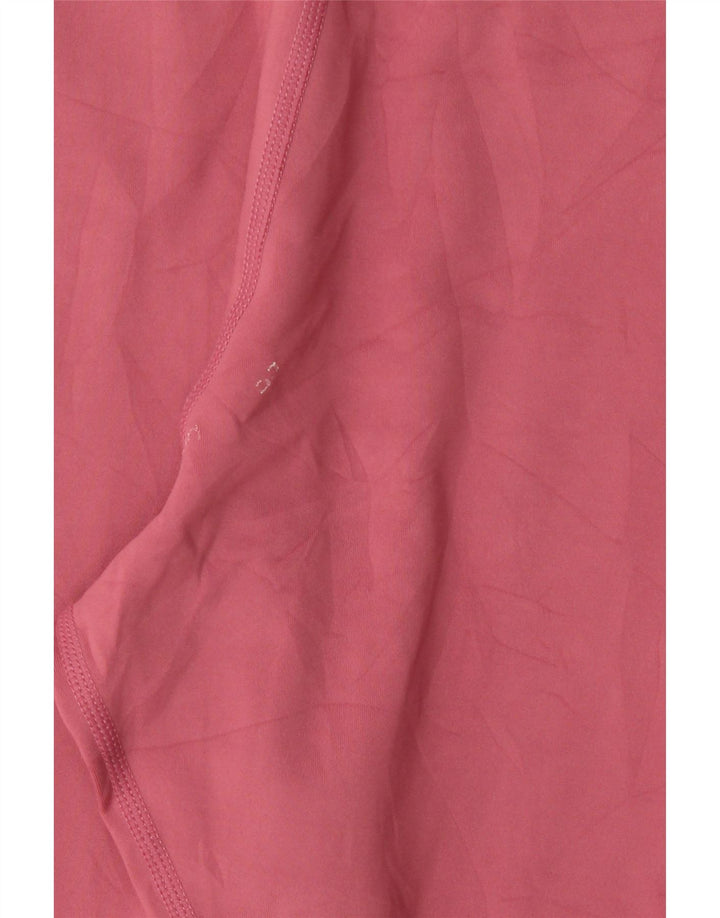 Nike Dame Dri Fit Grafiske Leggings UK 14 Large Pink Polyester