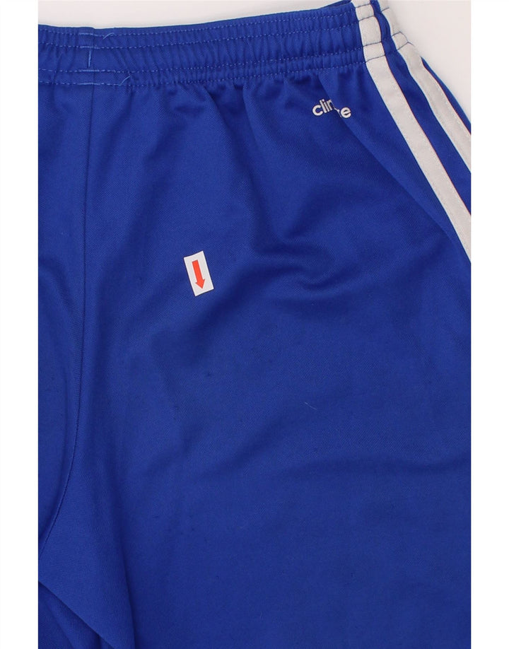 ADIDAS Boys Climalite Sport Shorts 11-12 Years  Blue Polyester Vintage Adidas and Second-Hand Adidas from Messina Hembry 