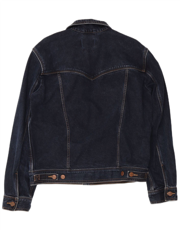 Wrangler Herre Casual Fit denimjakke UK 38 Mellem marineblå bomuld