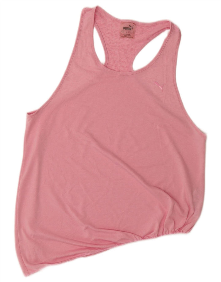 Puma Damevest Top UK 16 Large Pink Polyester