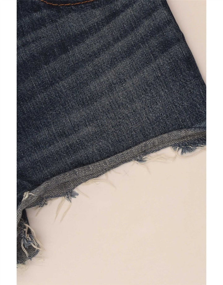Levi's Dame Denim Hot Pants W29 Medium Blue Cotton