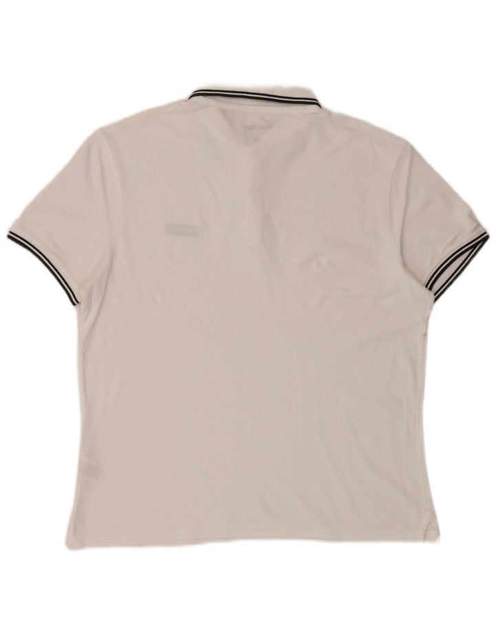 Refrigiwear Herre poloshirt Medium hvid bomuld