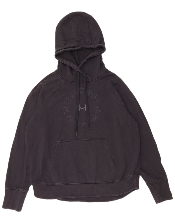 Under Armour Dame Grafisk Oversized Hoodie Jumper UK 16 Large Sort