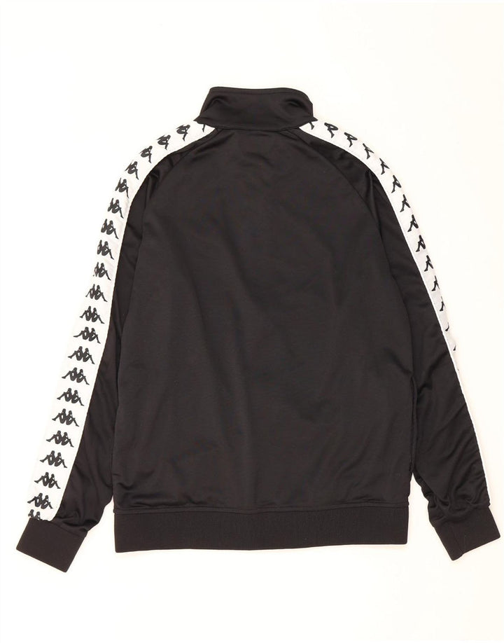 Kappa Grafisk træningsdragt topjakke til kvinder UK 14 Medium Sort Colourblock