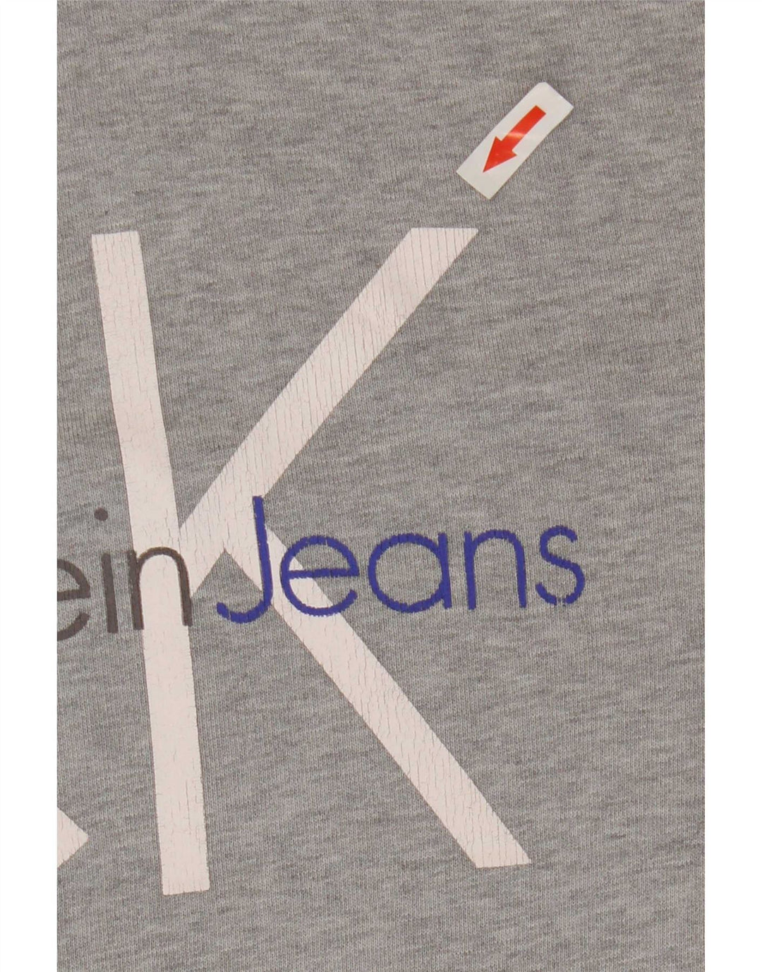 Calvin Klein Jeans Grafisk hættetrøje til mænd mellemgrå