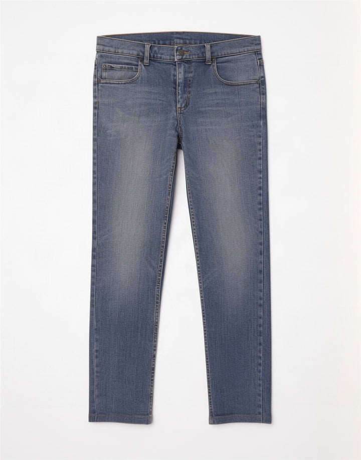 Billig Mandag Herre Slim Jeans W33 L31 Blå Bomuld