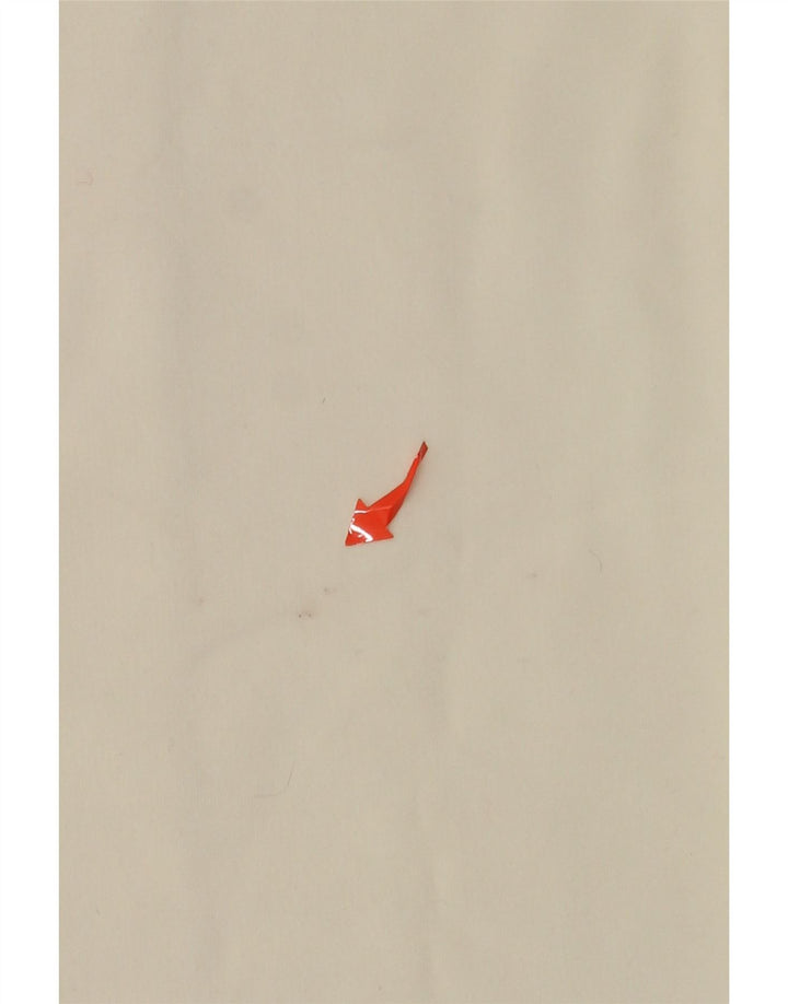 ELLESSE Womens Crop træningsdragt Topjakke UK 12 Medium Off White Polyester