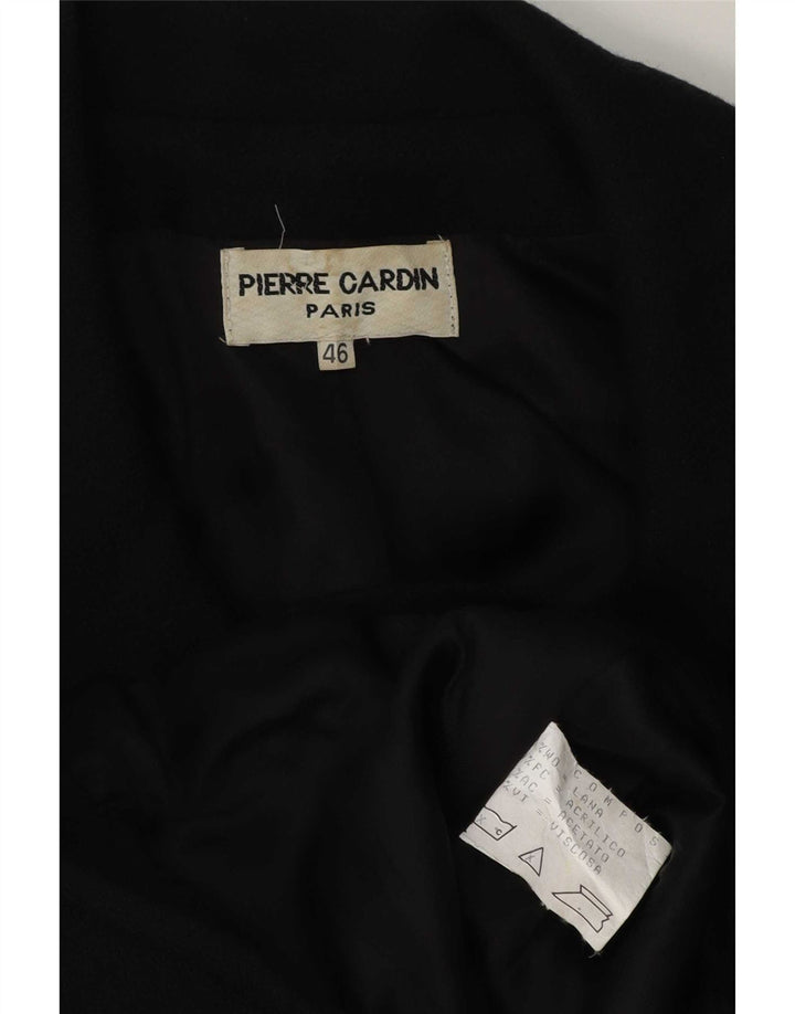 Pierre Cardin Dame 4-knaps blazerjakke IT 46 Stor sort uld