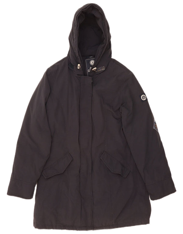 Best Company Dame Hooded Padded Coat UK 14 Medium Navy Blue Nylon