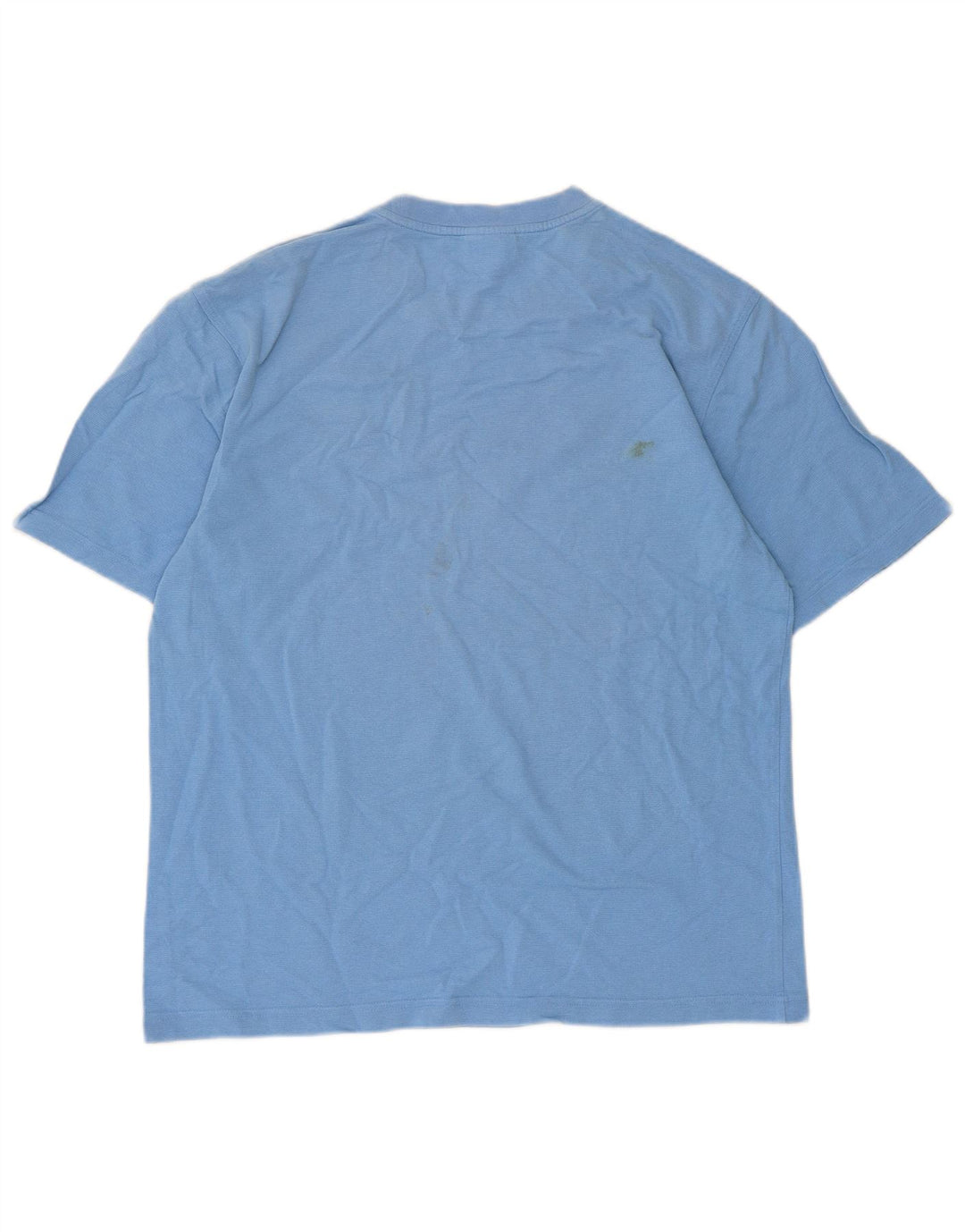 Lacoste Herre T-Shirt Top Størrelse 4 Medium Blå Bomuld