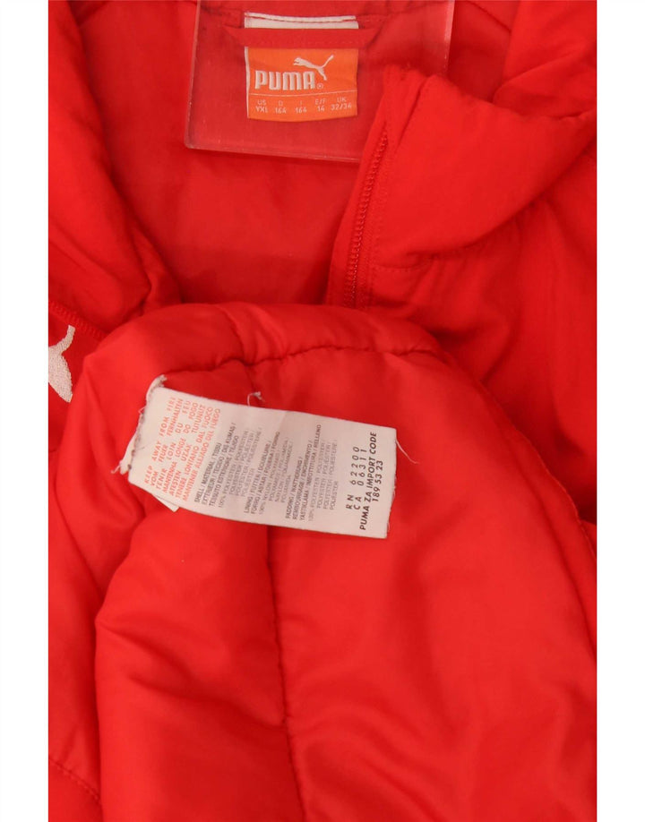 Puma polstret drengejakke 13-14 år Rød Colourblock Polyester