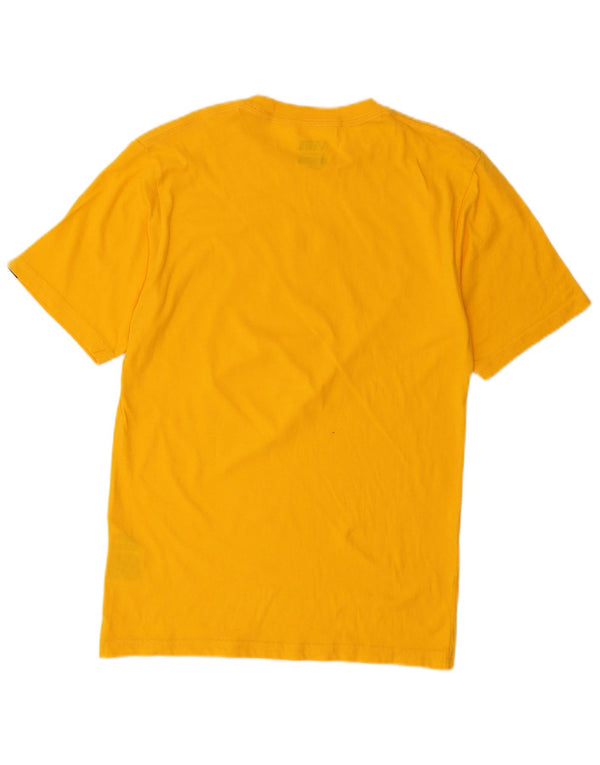 Vans Boys Classic Fit Grafisk T-shirt Top 14-15 år XL Gul Bomuld