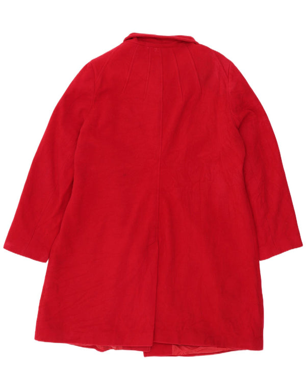 John Lewis Dame Overfrakke UK 18 XL Rød Uld