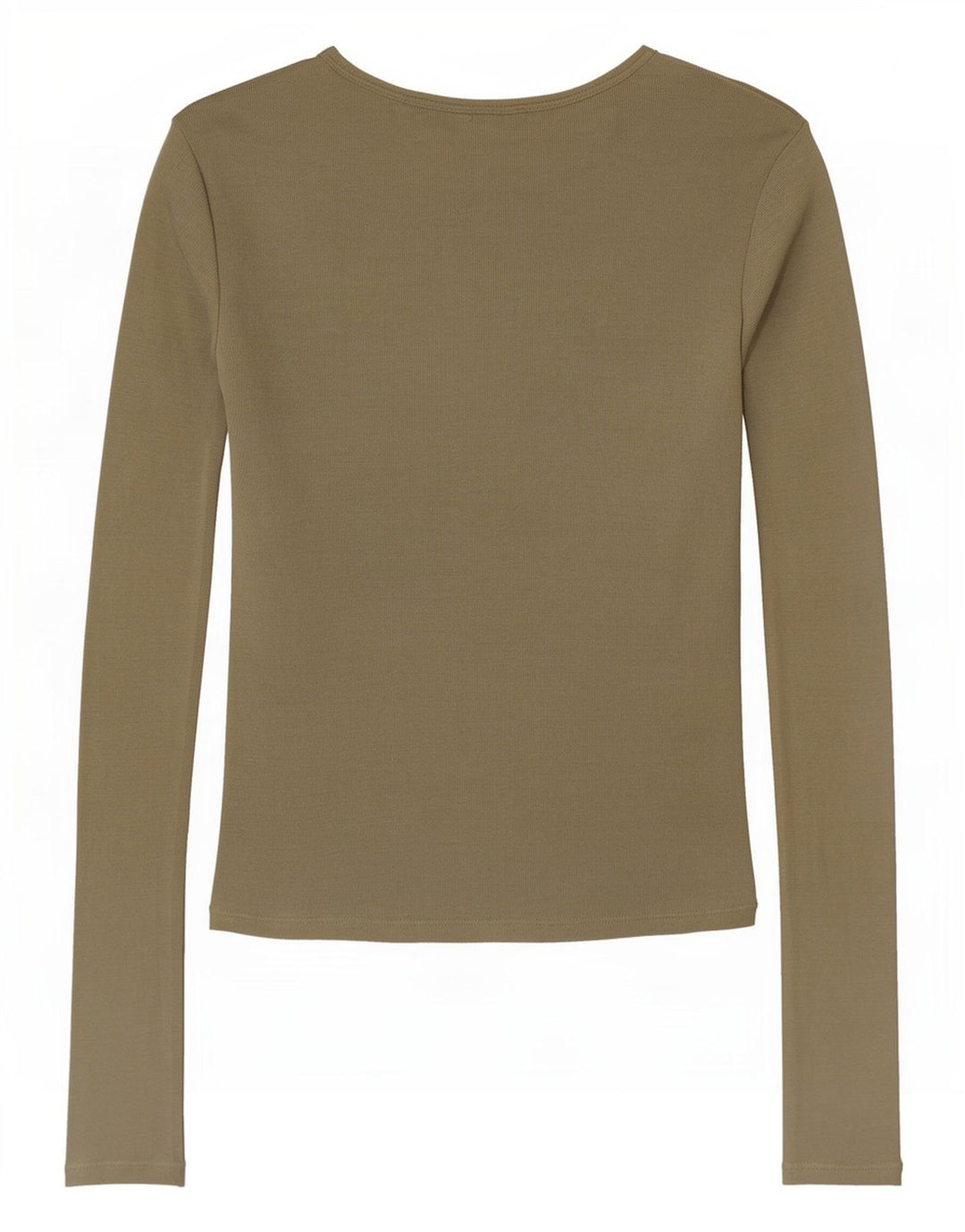Zara Dametop Langærmet UK 12 Medium Khaki
