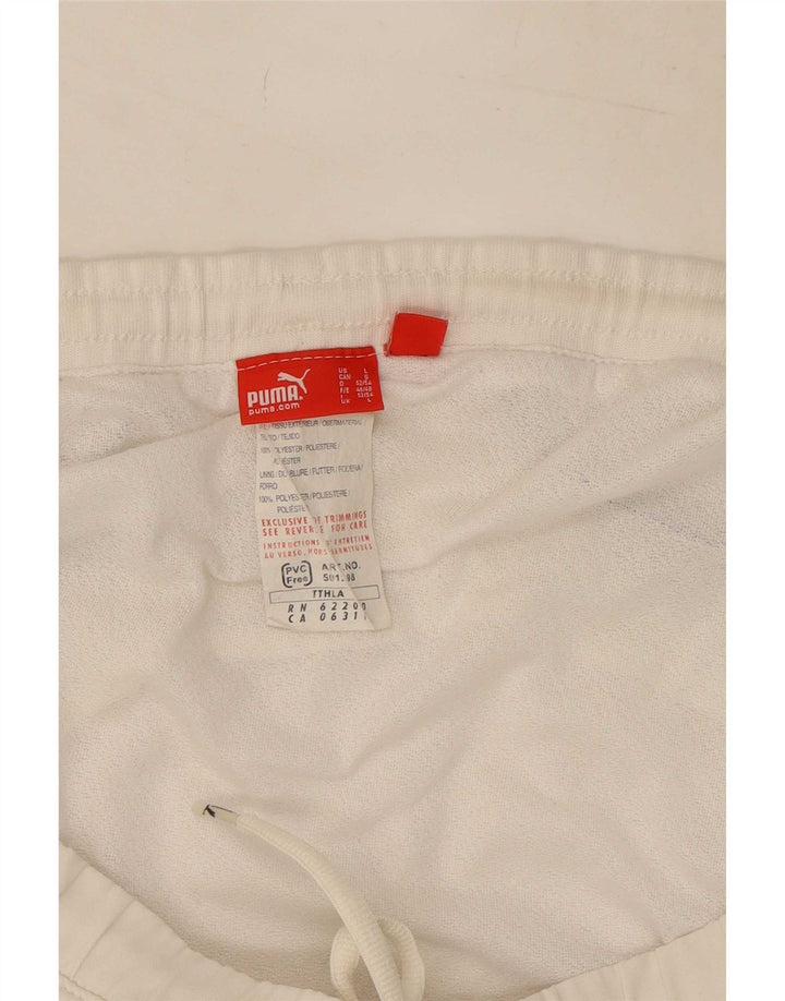 Puma Herre Sportshorts Store Hvide Polyester