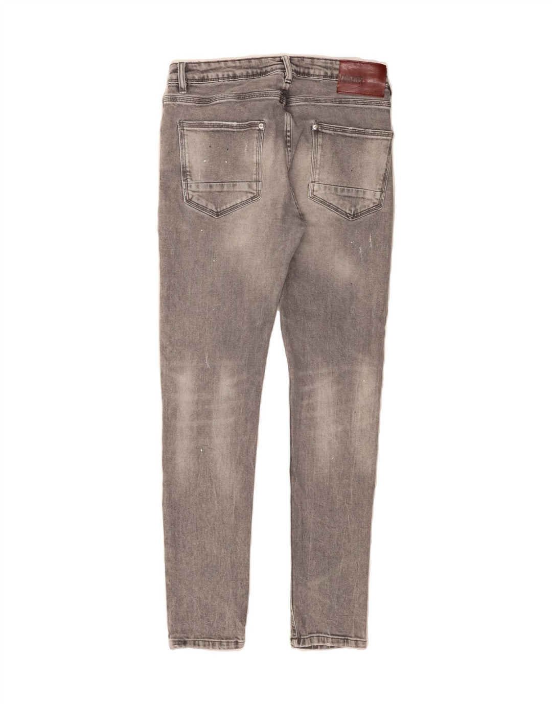 ZARA Mens Distressed Slim Jeans EU 42 Large W32 L30 Grey Cotton Vintage Zara and Second-Hand Zara from Messina Hembry 