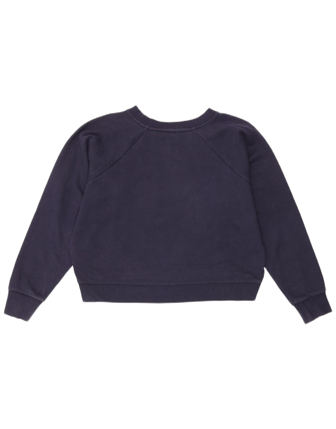 Gap Womens Crop Graphic Oversized Sweatshirt Jumper UK 10 Small Navy Blue