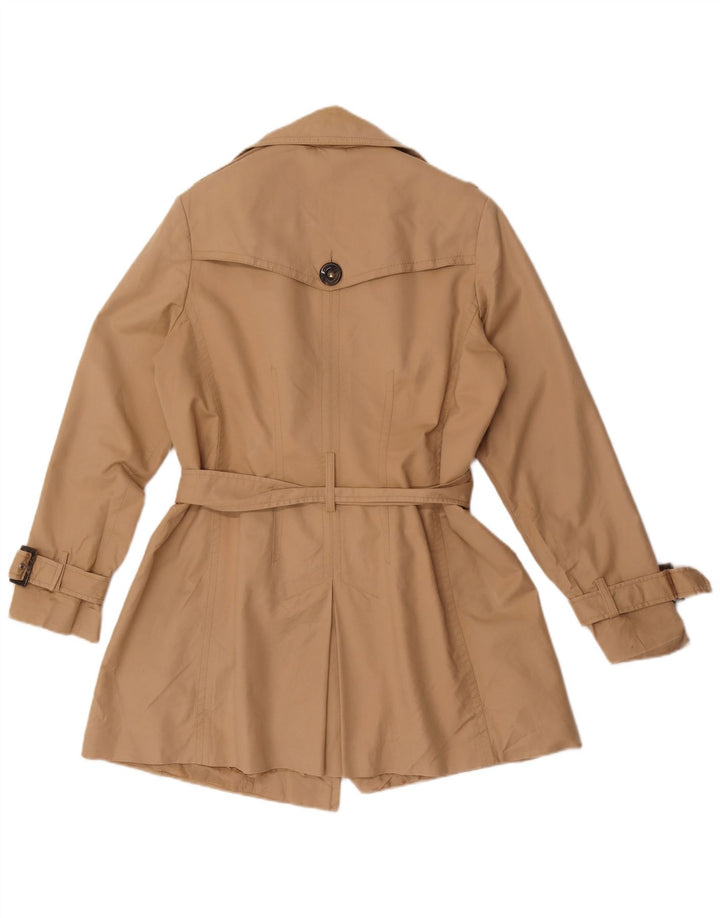 Marks & Spencer Womens Autograph Trench Coat UK 16 Stor brun bomuld
