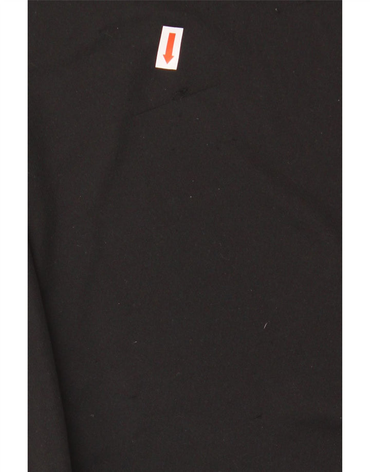 ADIDAS Boys Climalite T-Shirt Top 13-14 år Sort Colourblock Polyester