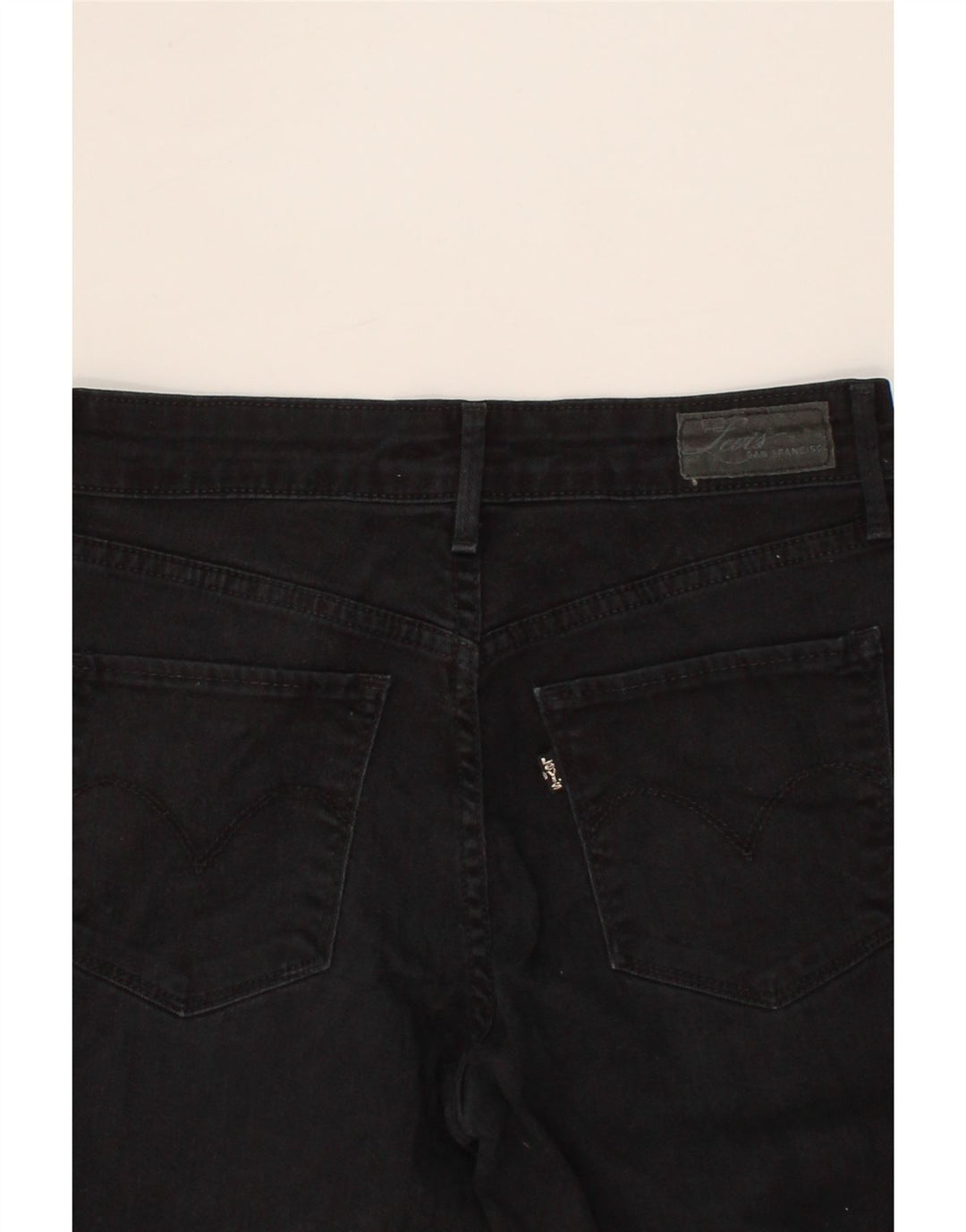 LEVI'S Womens Demi Curve Slim Jeans W27 L30 Black Cotton Vintage Levi's and Second-Hand Levi's from Messina Hembry 