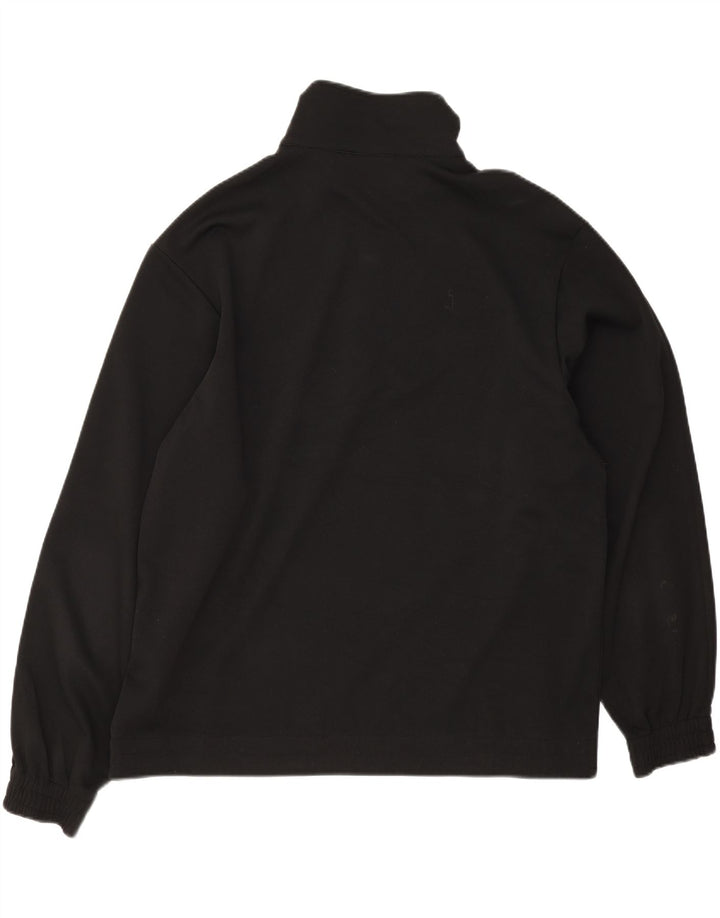 Lotto Herre Zip Neck Sweatshirt Jumper XL Sort Polyester