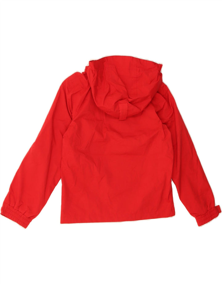 MOUNTAIN WAREHOUSE Boys Hooded Rain Jacket 7-8 Years Red Polyester Vintage Mountain Warehouse and Second-Hand Mountain Warehouse from Messina Hembry 