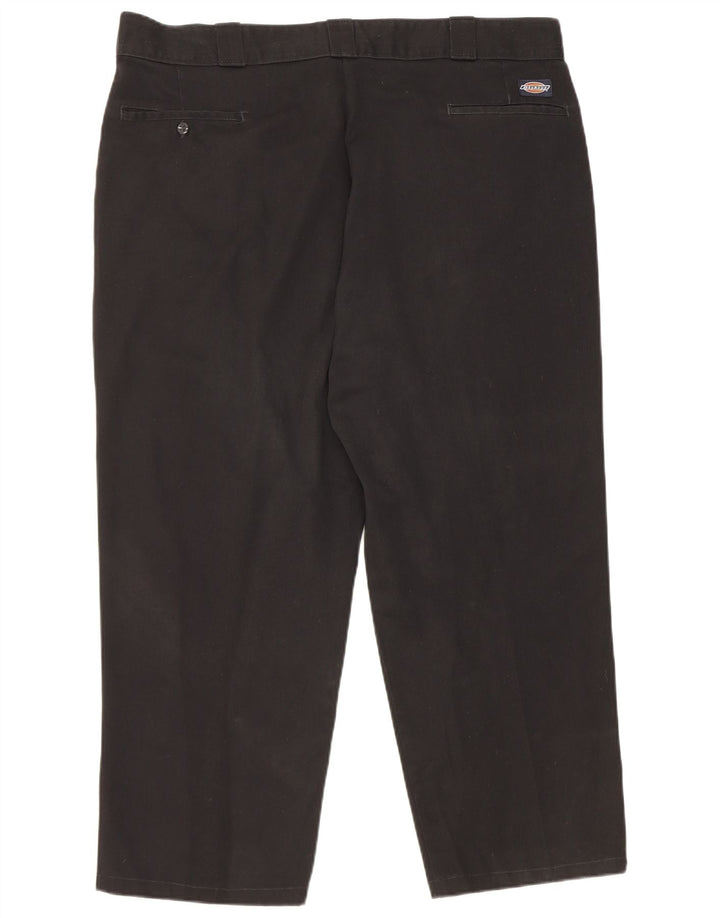 Dickies Herre Cropped Trousers W42 L25 Sort Polyester