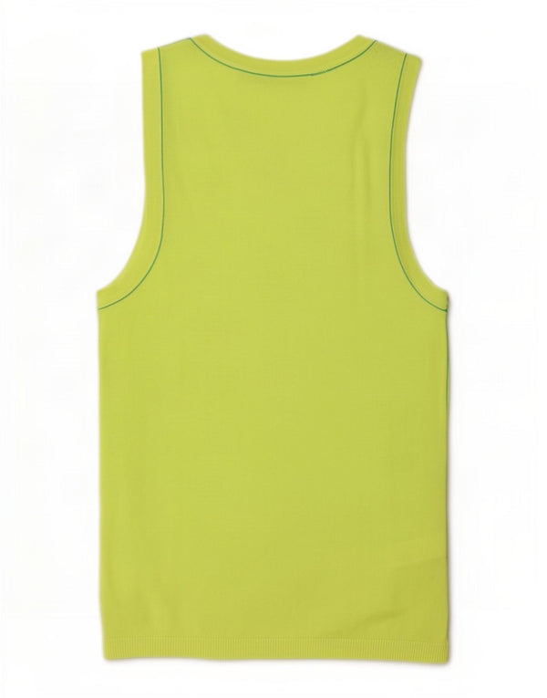 Zara Damevest Top UK 12 Medium Green Viscose