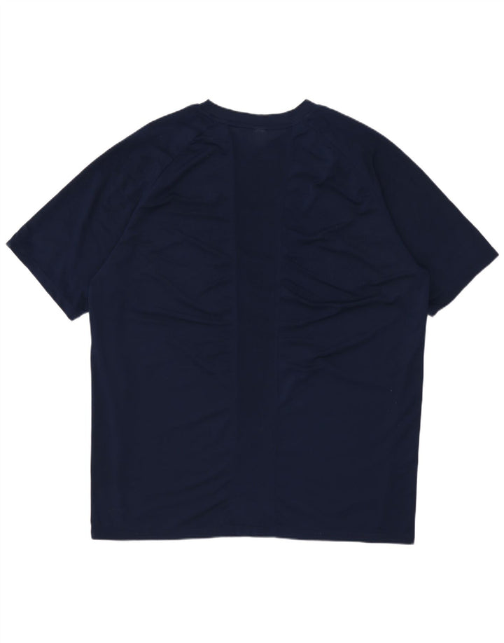 Arena Herre grafisk T-shirt Top Medium Navy Blue
