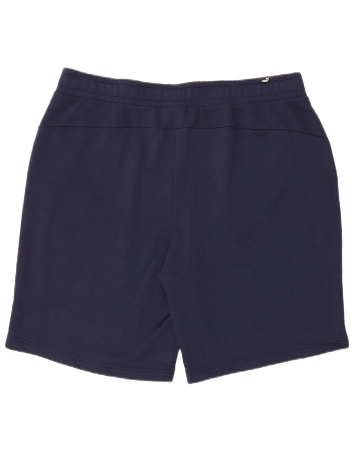 Puma Sportshorts til mænd 2XL marineblå bomuld