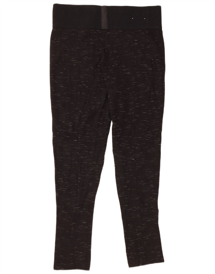 Calvin Klein Dame Leggings UK 14 Large Black Flecked Rayon
