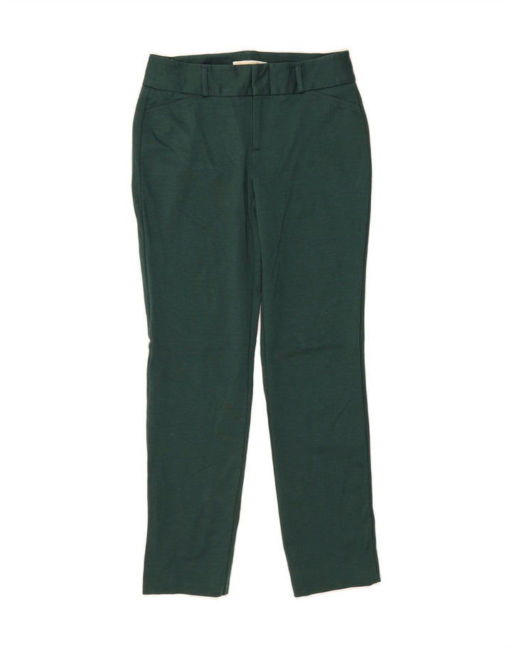 MICHAEL KORS Womens Slim Casual Trousers US 6 Medium W30 L29 Green Vintage Michael Kors and Second-Hand Michael Kors from Messina Hembry 