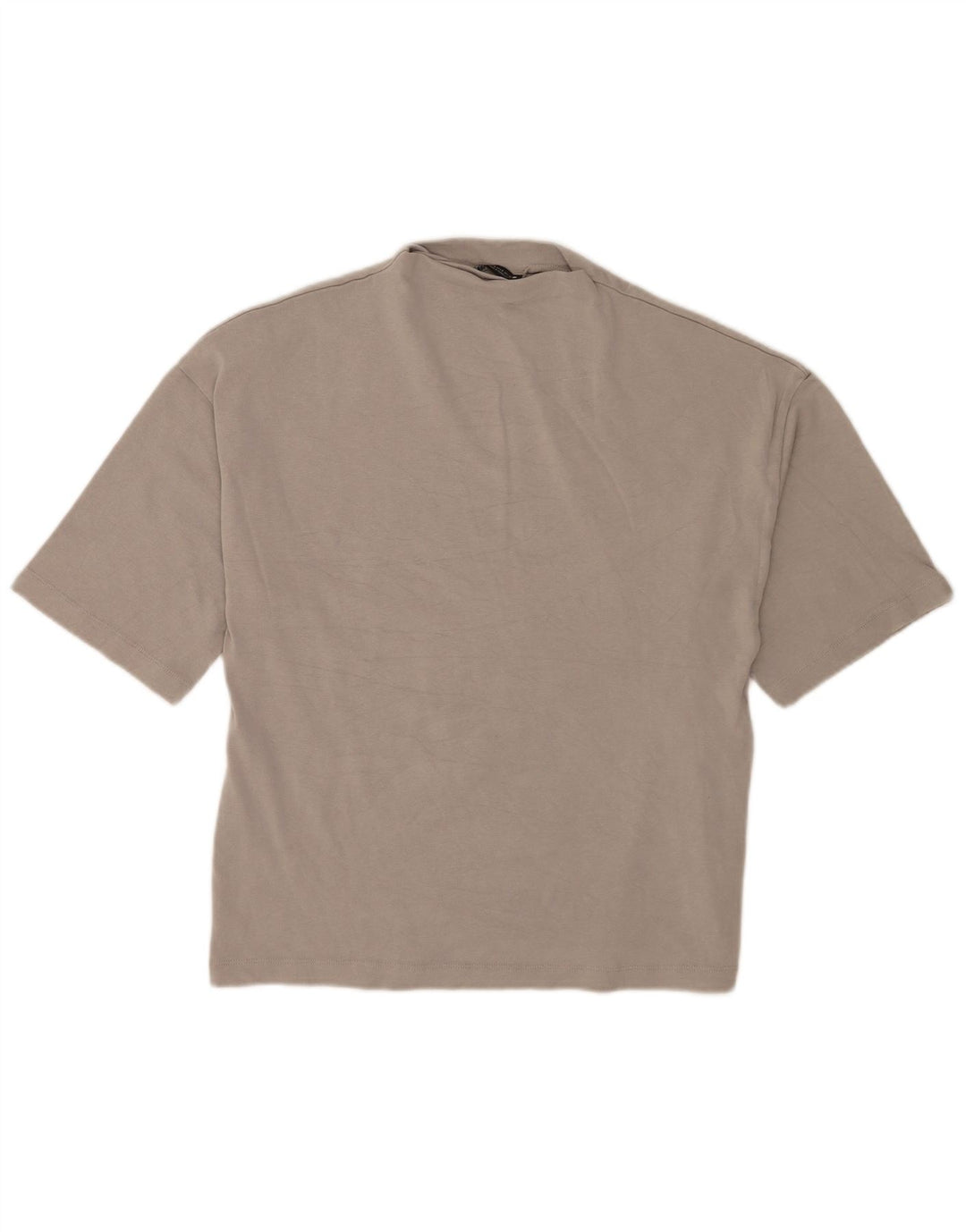 Zara Dame Oversized T-Shirt Top UK 10 Lille Grå