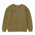 Puma Herre Grafisk Sweatshirt Jumper XL Khaki Bomuld