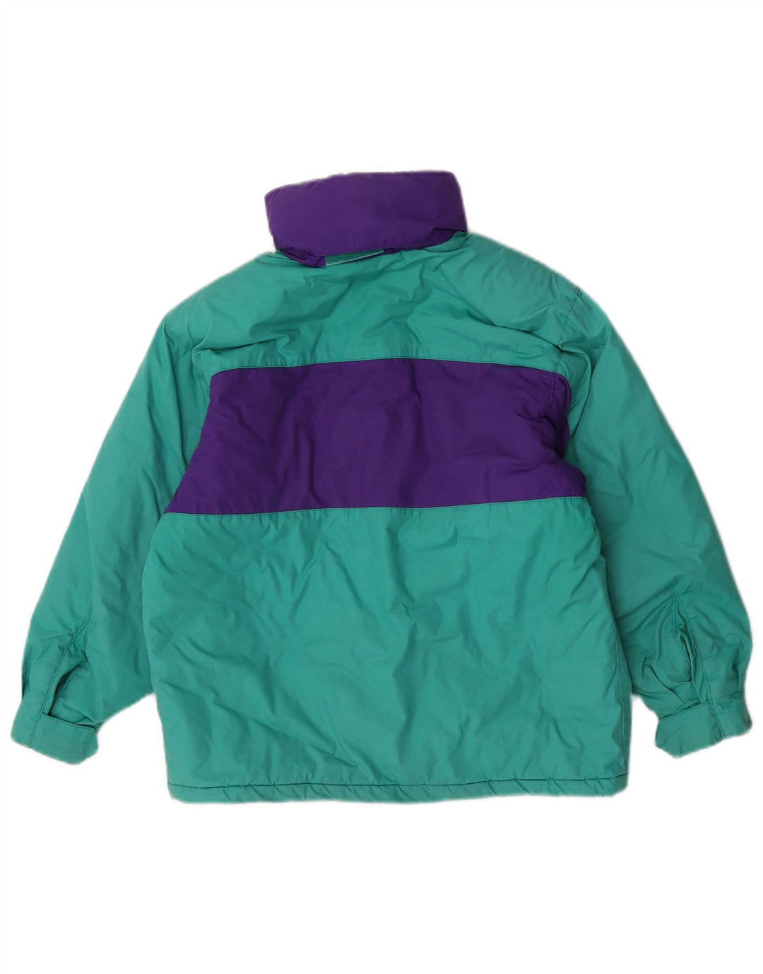 Fila drenge grafisk polstret hættejakke 9-10 år Grøn Colourblock