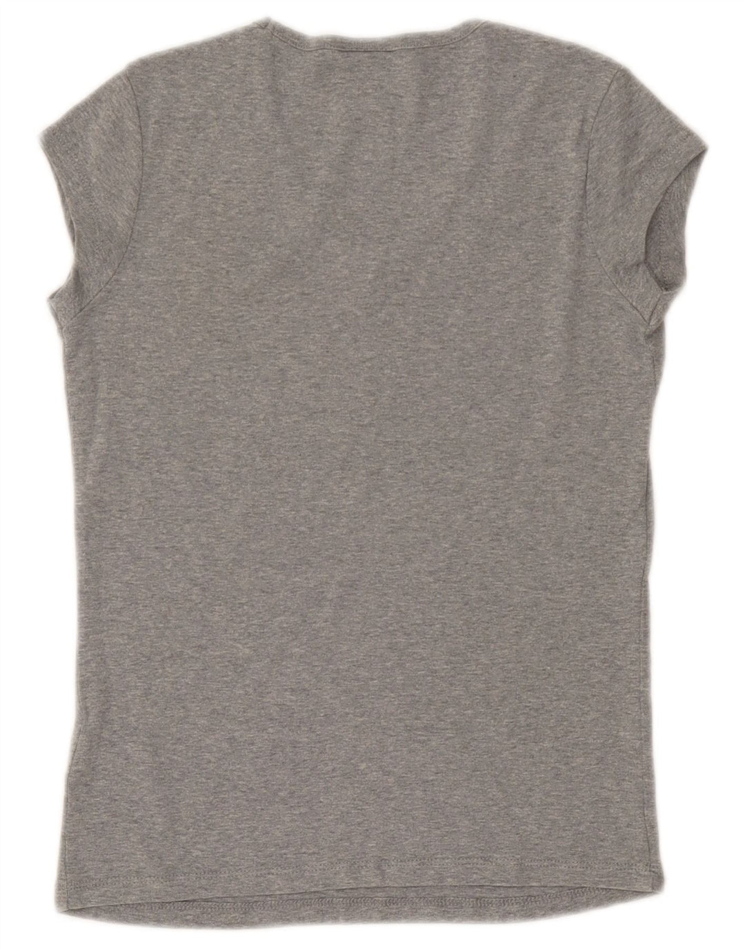 Nike T-shirt top til kvinder DK 10/12 Medium Grey Flecked Bomuld