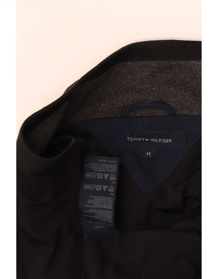 Tommy Hilfiger Herre Utility Jacket UK 38 Medium Sort Polyester