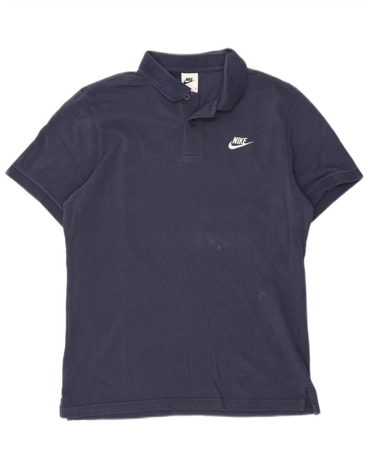 Nike Polo skjorte til mænd, medium marineblå