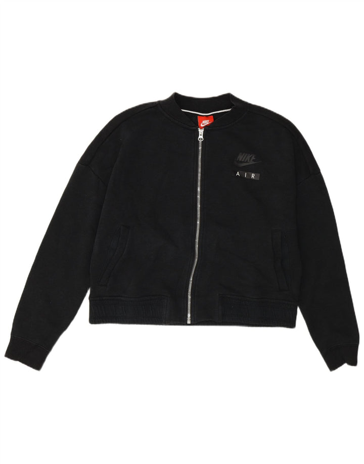 Nike Womens Crop Graphic Oversized træningsdragt topjakke UK 10 Small Black