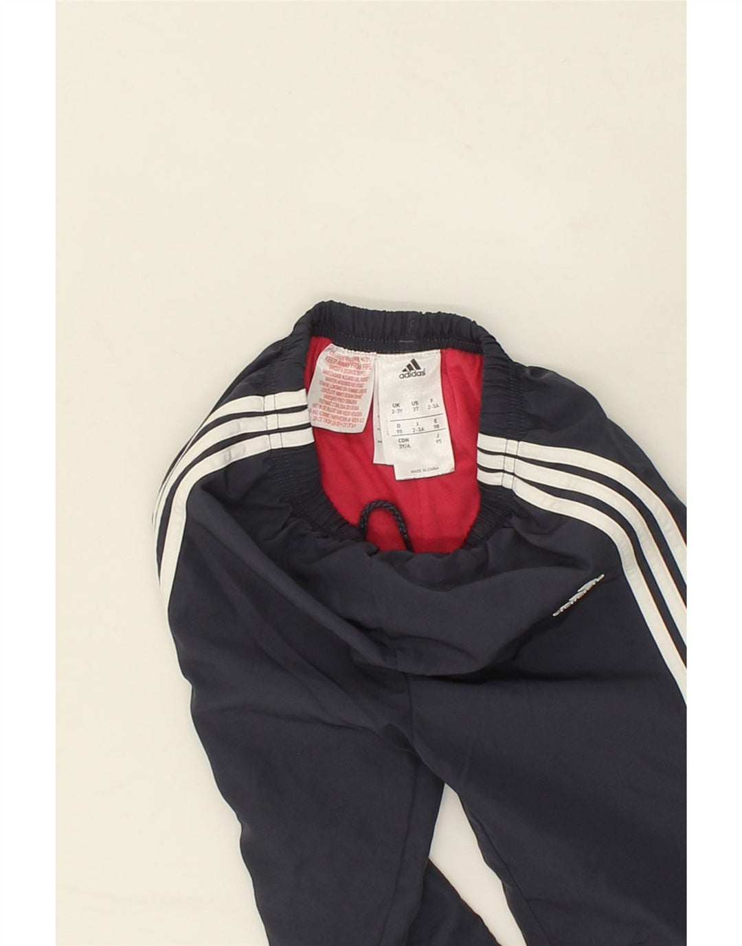 ADIDAS Boys Tracksuit Trousers Joggers 2-3 Years Grey Polyester Vintage Adidas and Second-Hand Adidas from Messina Hembry 