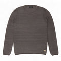 Jack & Jones herre sweater med rund hals, lille grå bomuld