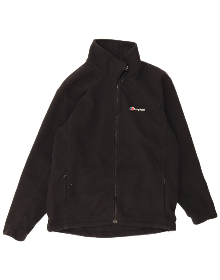 Berghaus Herre Liner Fleece Jakke UK 38 Medium Sort Polyester