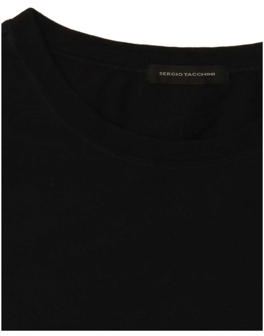 SERGIO TACCHINI Dame Top Langærmet UK 14 Medium Sort