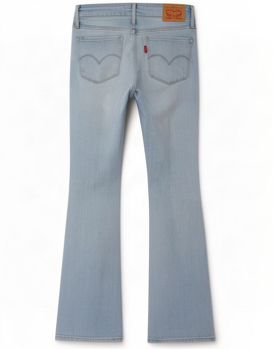 Levi's Womens 715 Distressed Bootcut Jeans W26 L30 Blue Cotton