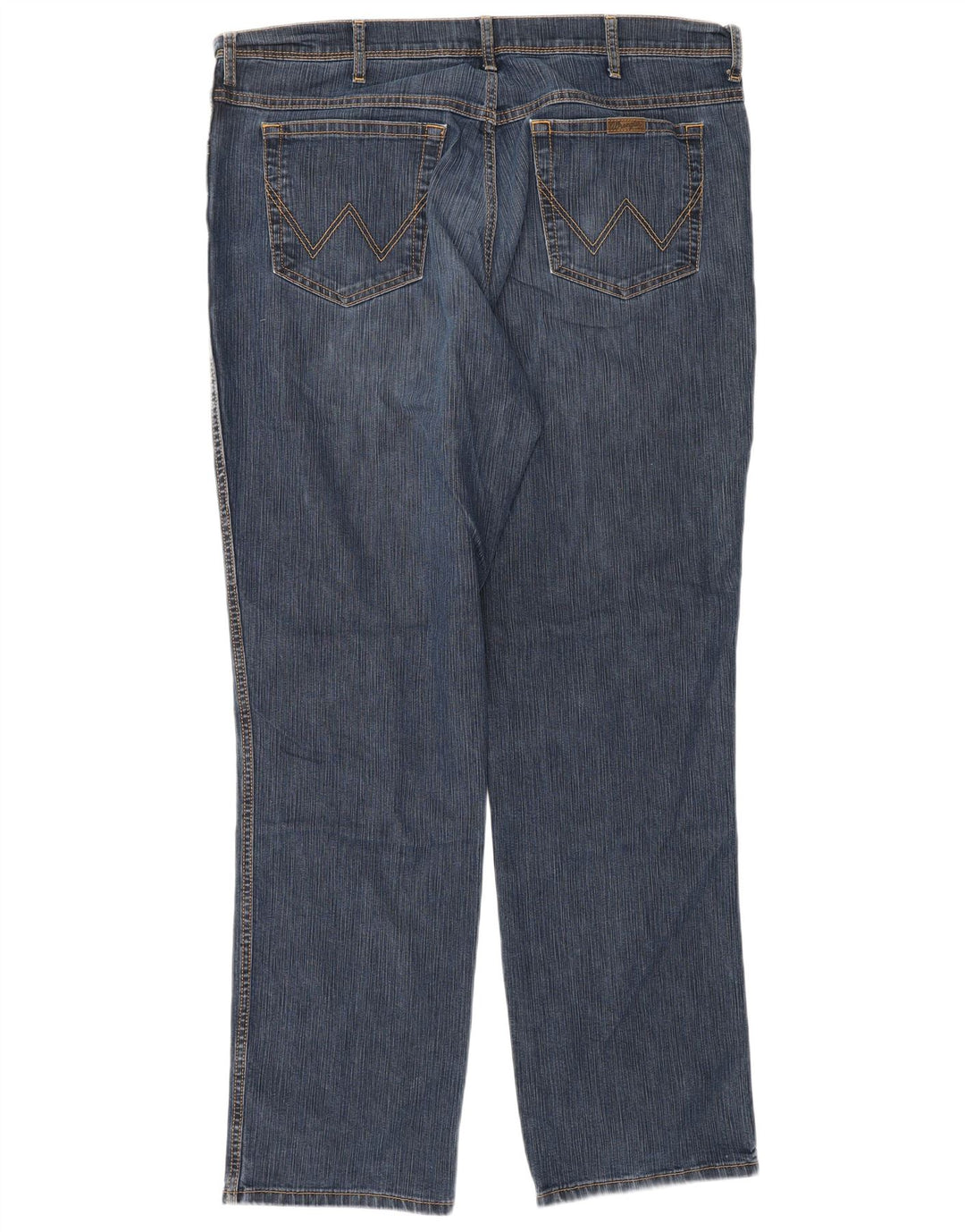 WRANGLER Herre Regular Fit Straight Jeans W40 L34 Blå Bomuld