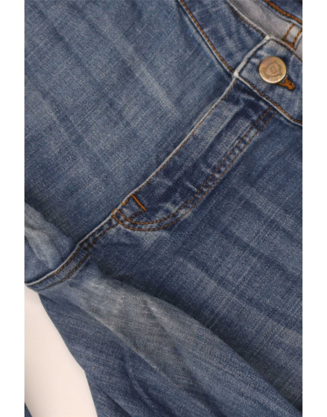 Massimo Dutti Dame Straight Jeans EU 42 Large W32 L29 Blå