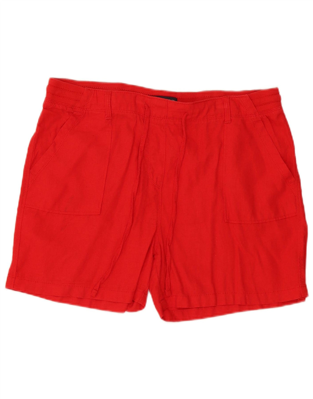 Marks & Spencer Chino Shorts til kvinder UK 14 Large W34 Red Flax
