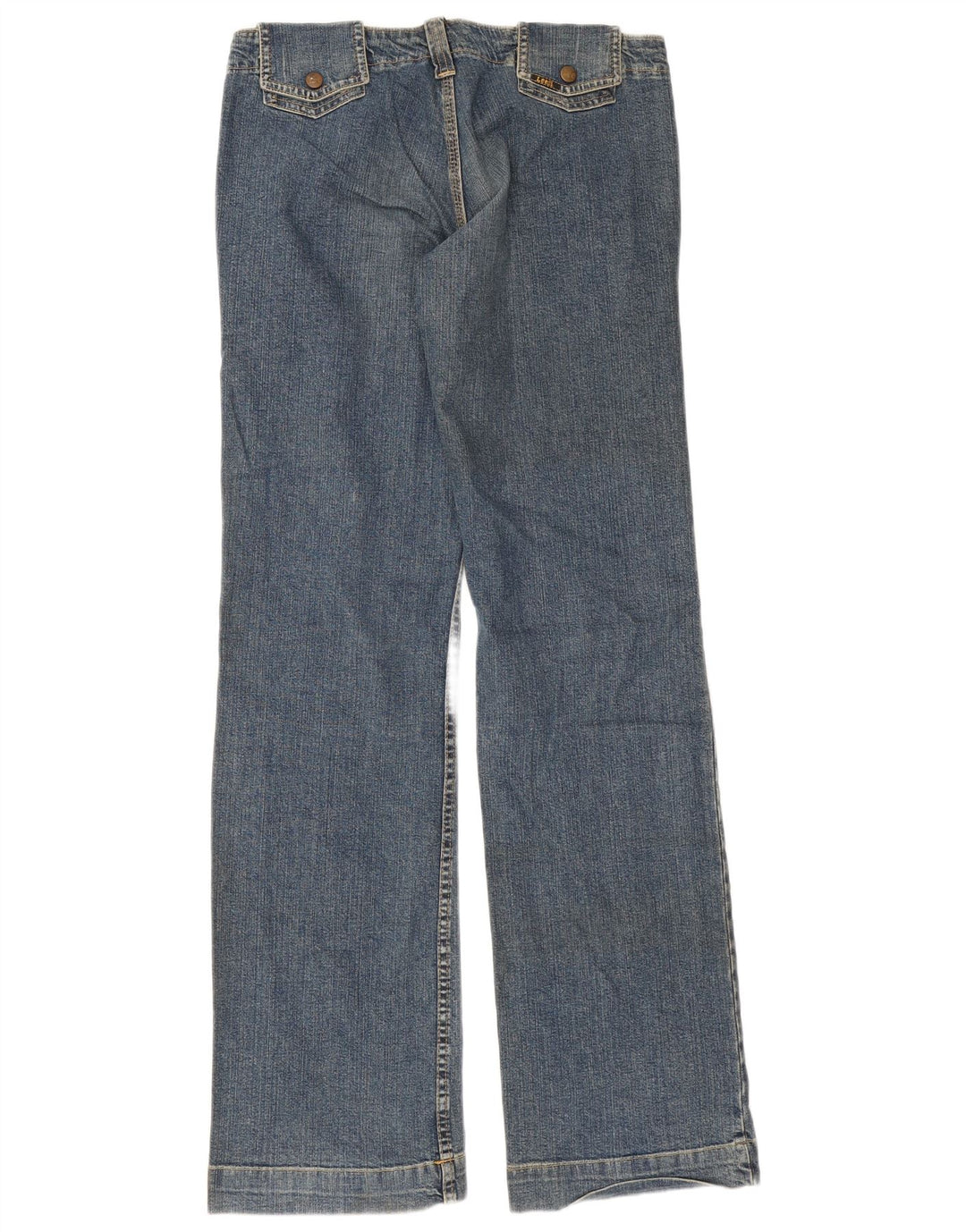 Lee Jeans med brede ben til kvinder W28 L30 blå bomuld